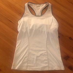 Lole white workout top